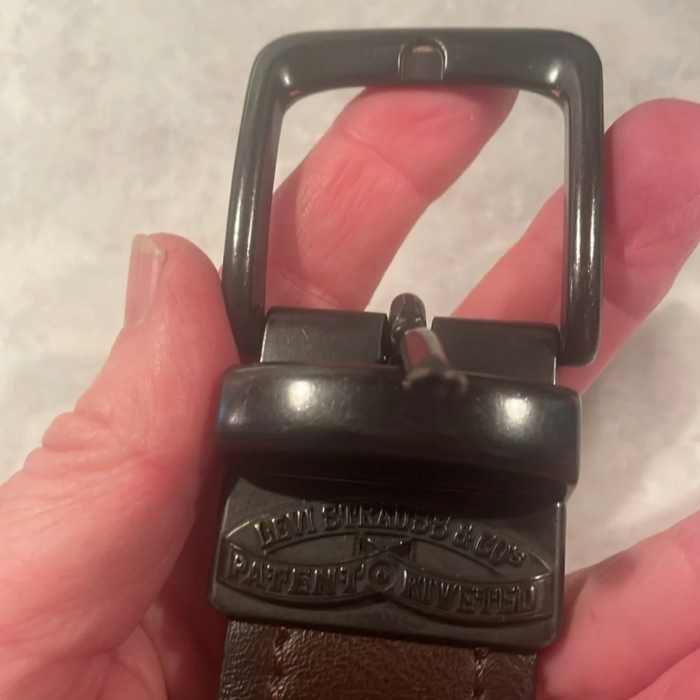 Levi's Brown Leather Belt Classic Design